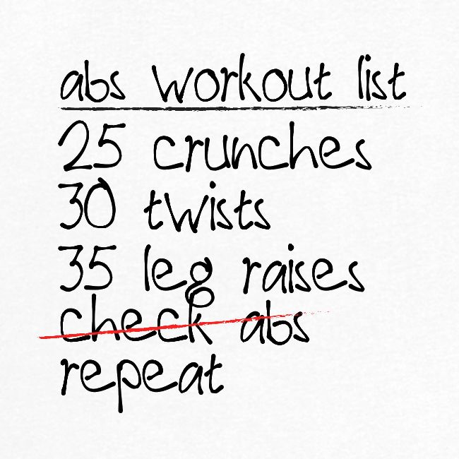 Abs Workout List