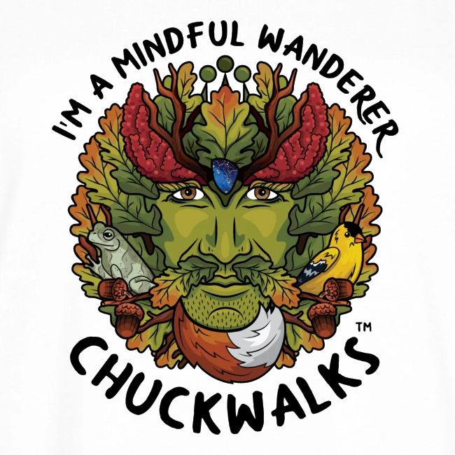 I'm A Mindful Wanderer -black text for light items