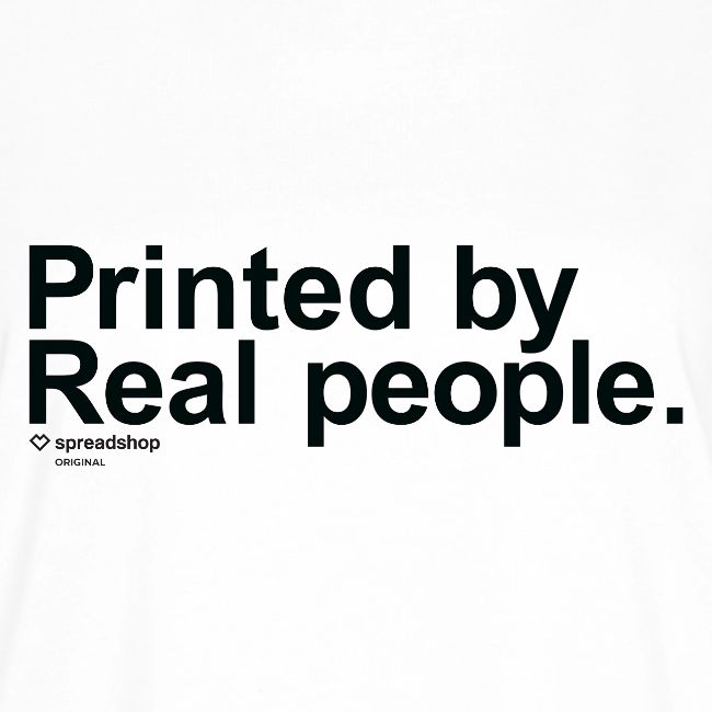 Printed in black