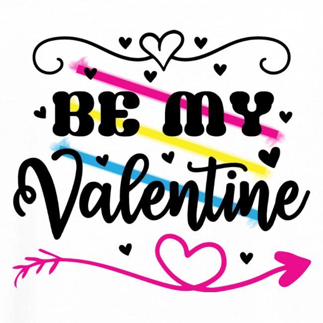 Be My Valentine - Colourful