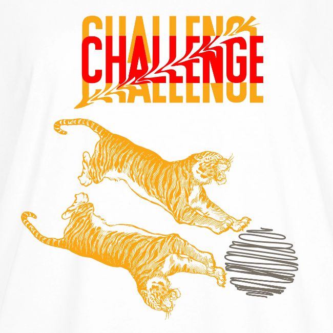 Double tiger fashion, jungle feline animals.