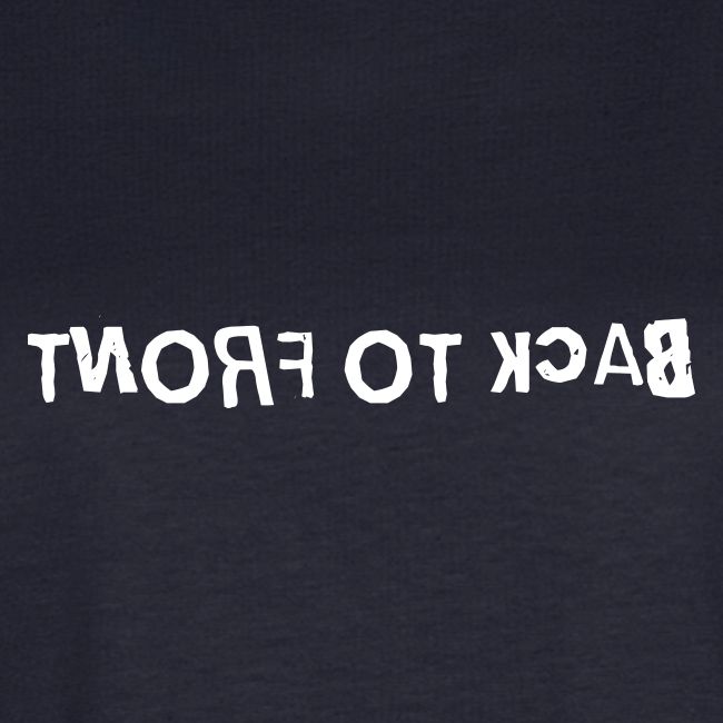 Back To Front Word Art