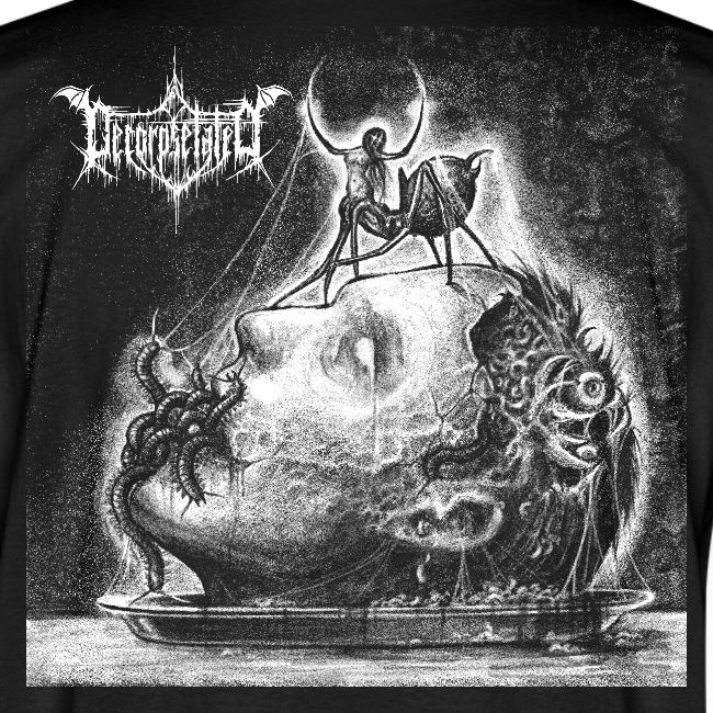 Decorpsetated - Human Words album cover, white