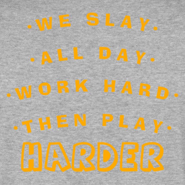 We Slay All Day Shiny Shirt Metallic Silver & Gold