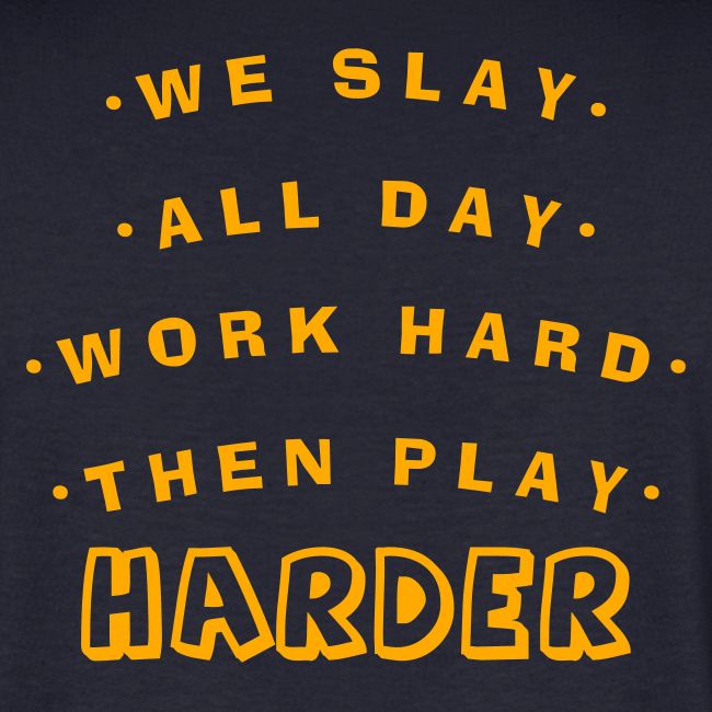 We Slay All Day Shiny Shirt Metallic Silver & Gold