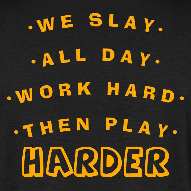 We Slay All Day Shiny Shirt Metallic Silver & Gold