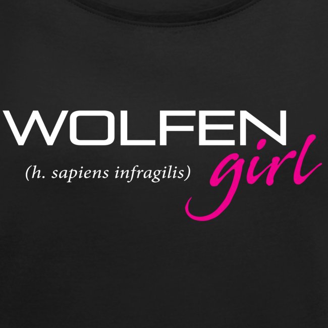 Front/Back: Wolfen Girl on Dark - Adapt or Die