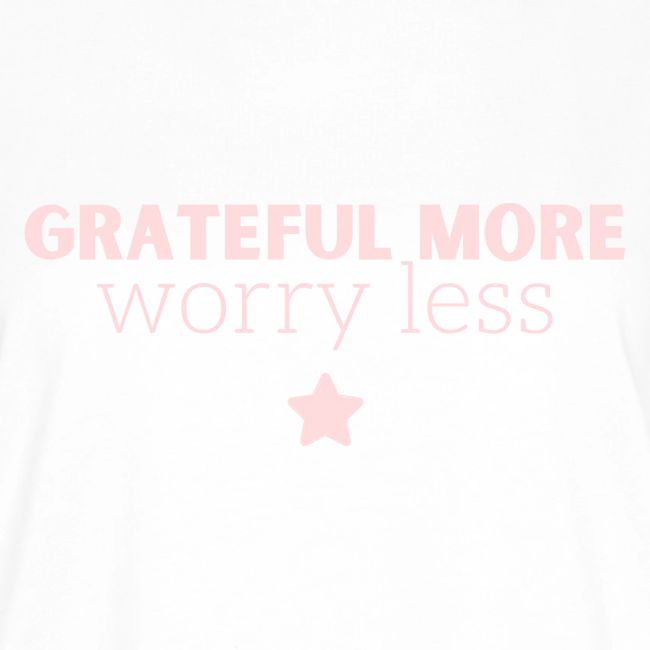 Grateful More!! Worry Less....