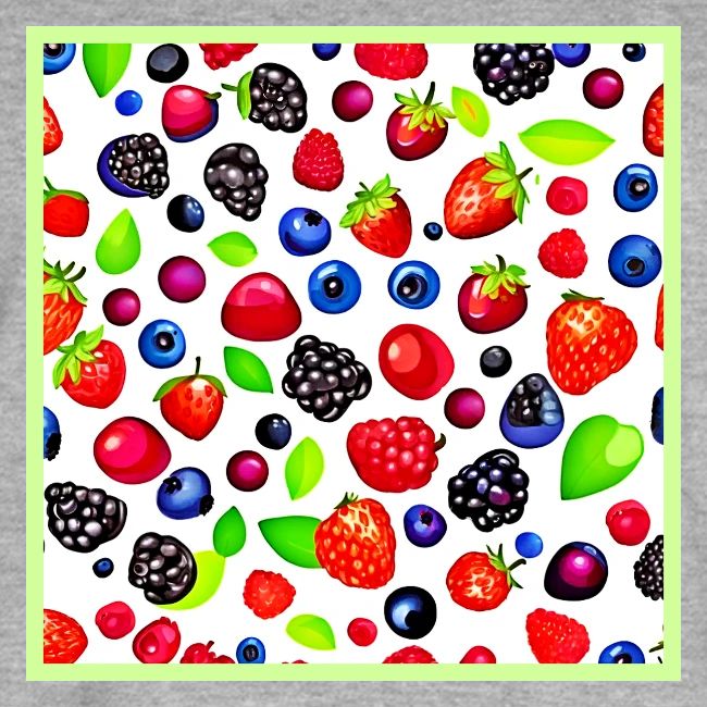 Berry Burst: Fruity Pattern