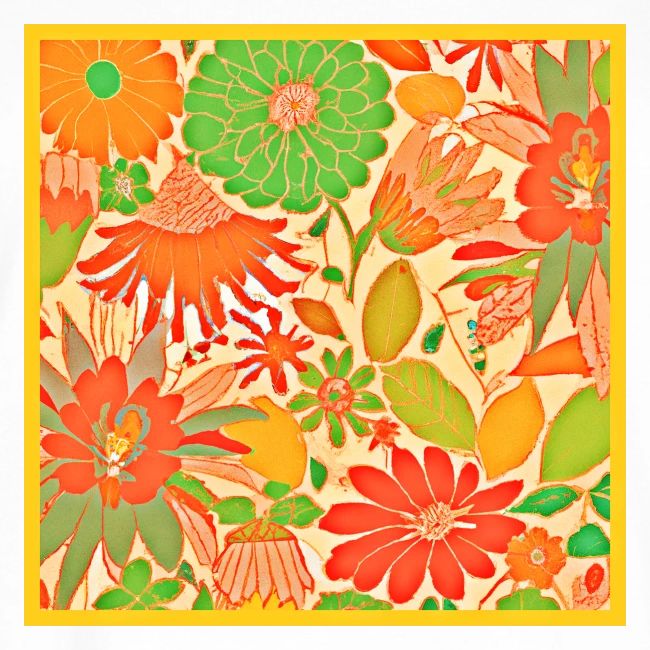 Vibrant Blossom Elegance Pattern