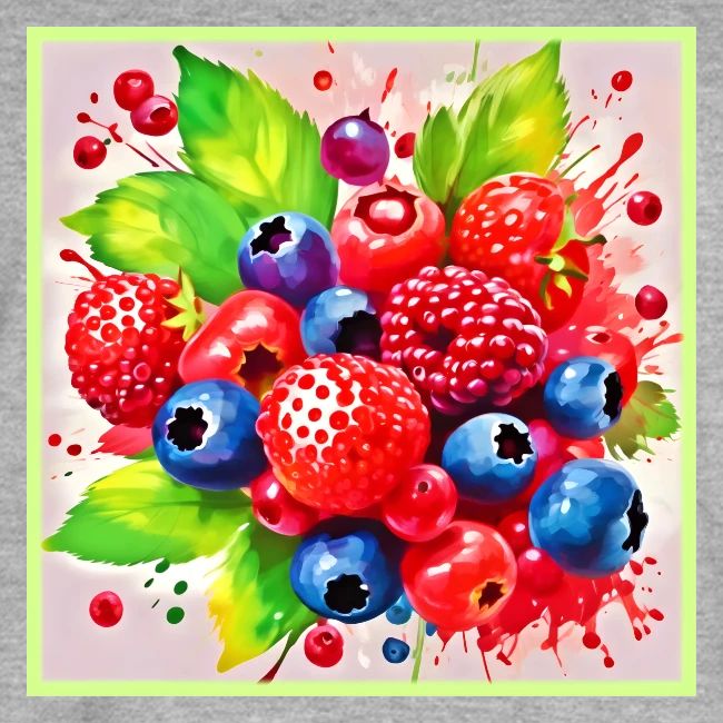 Summer Berry Splash Design