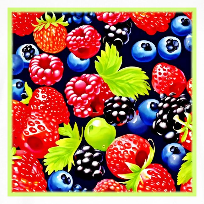 Colorful Berry Medley Design