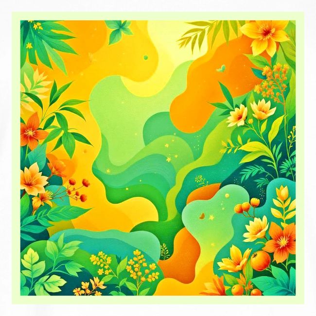 Tropical Foliage Abstract