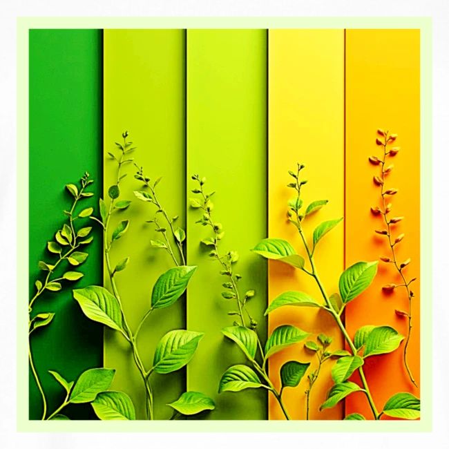 Modern Color Block Nature