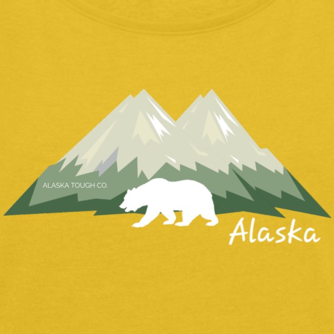 Alaskan Mountain and Bear