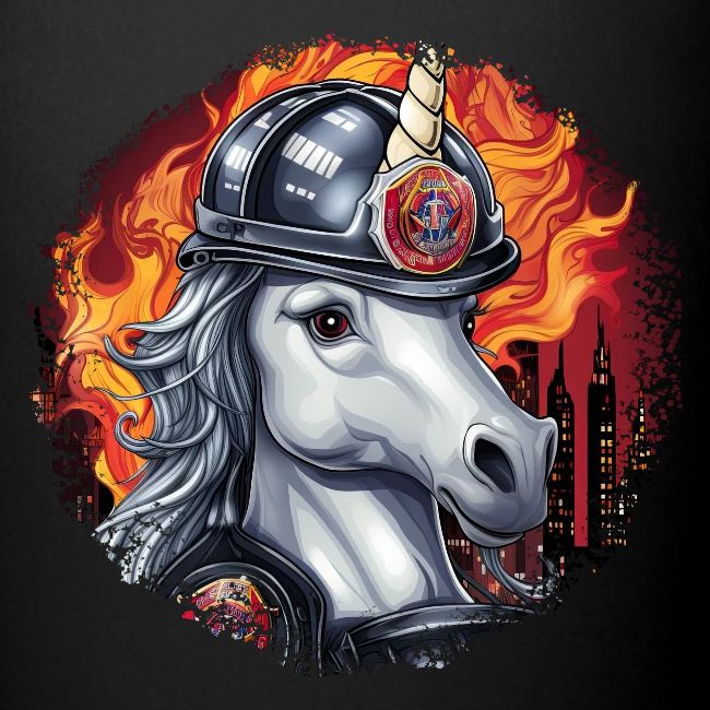 Firefighter unicorn