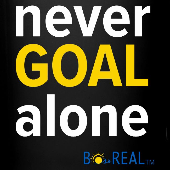 Never GOAL Alone - Black/Navy