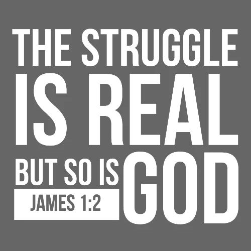 The Struggle Is Real White -James - Full Color Mug