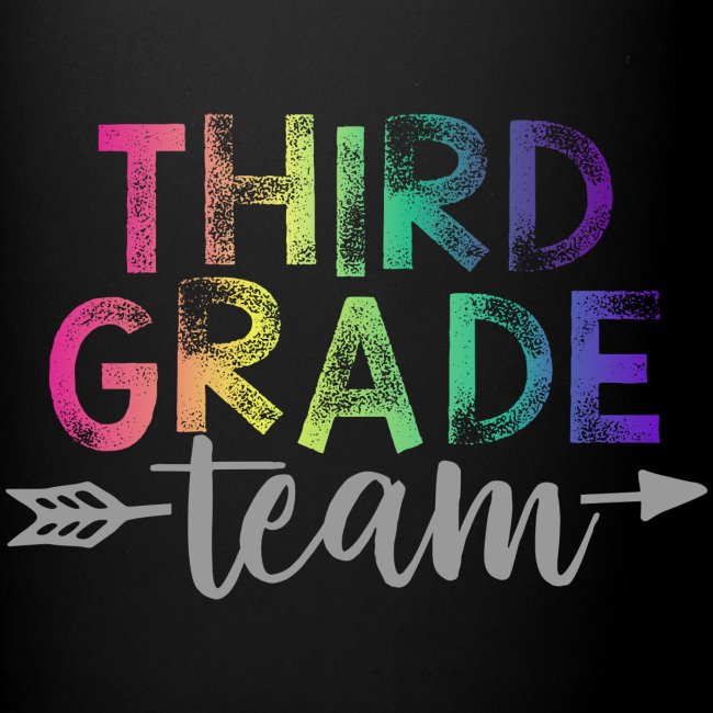 Third Grade Team Teacher T-Shirts Rainbow