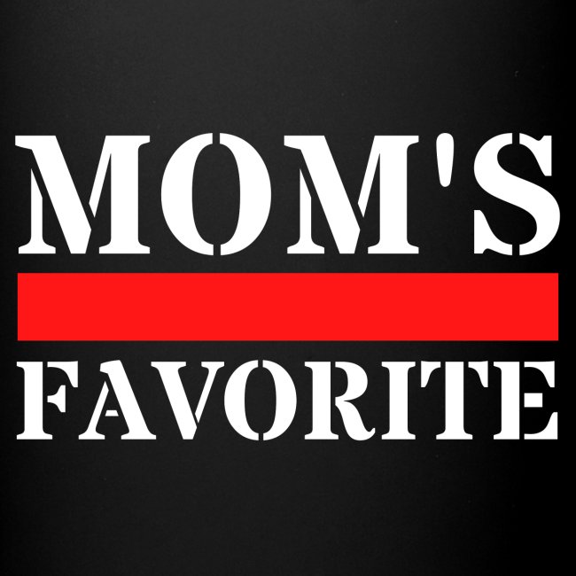 MOM's favorite (White, Red & Black version)
