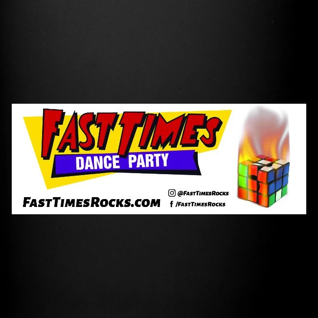 Fast Times Logo with Burning Cube
