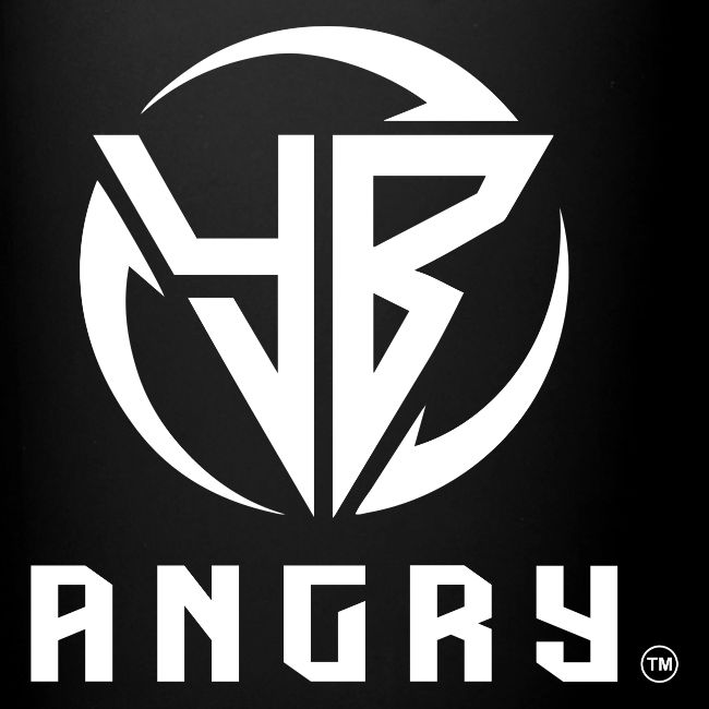 YBAngry Badge of Peace white