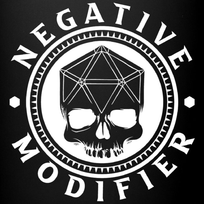 Negative Modifier Circle Logo