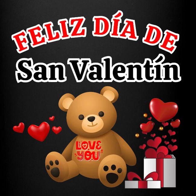 Valentine's Day Celebration Bears Love Hearts.