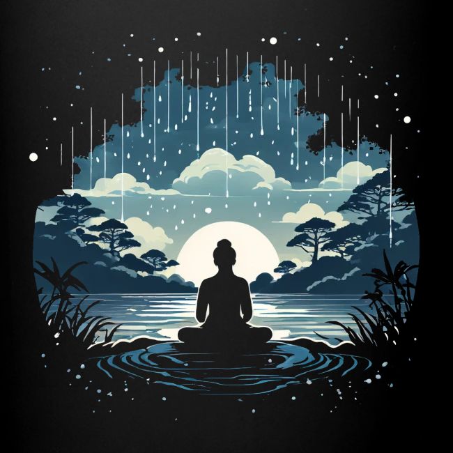 Find Your Zen: Meditative Silhouette in GentleRain