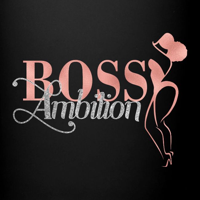 Women Boss Ambition Tshirt Glitter