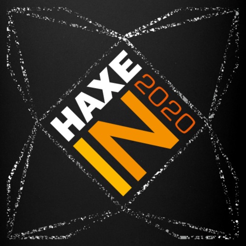 HaxeIN 2020 - Stars Frame - Dark Color Mugs - Full Color Mug
