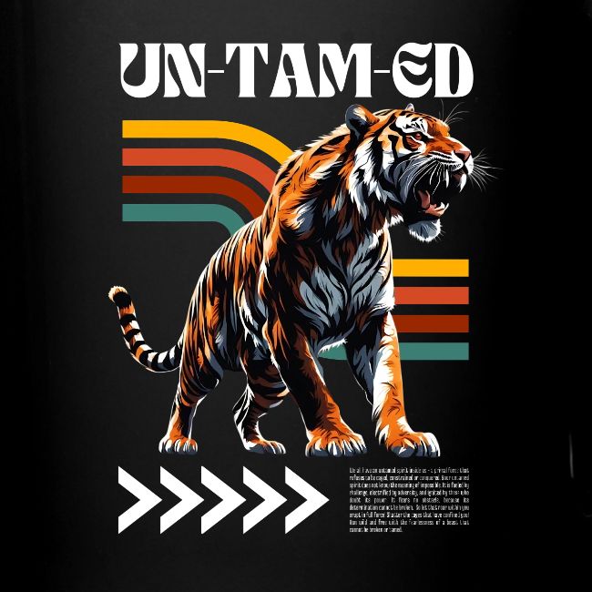 Unleash Your Wild Side: Fierce Tiger Print Design