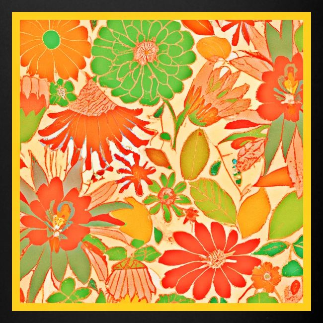 Vibrant Blossom Elegance Pattern
