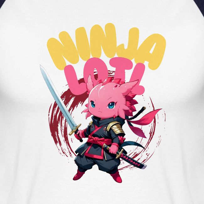 Kawaii Axolotl Ninja