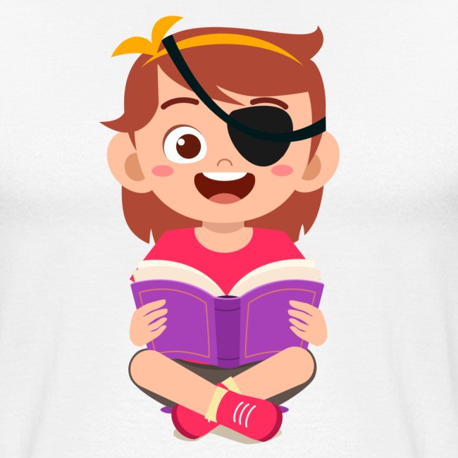Little girl with eye patch