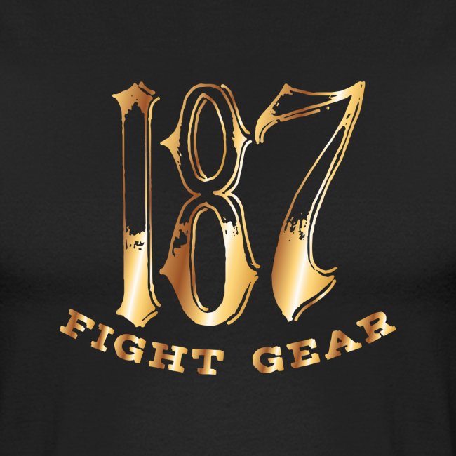 187 Fight Gear Gold Logo Street Wear