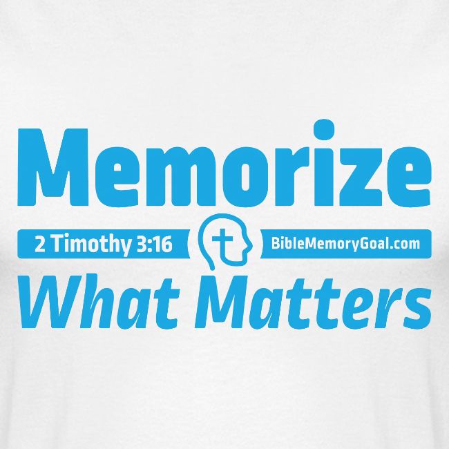 "Memorize What Matters" Original Design