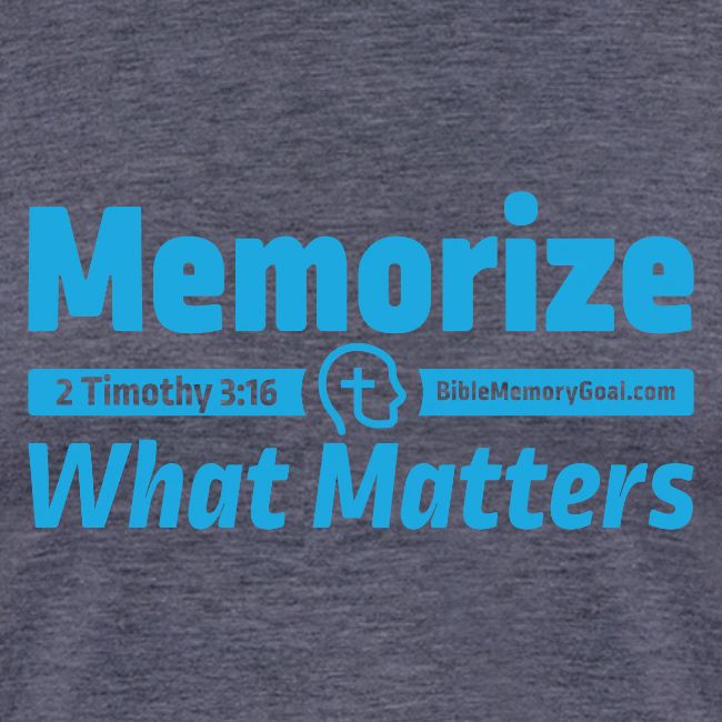 "Memorize What Matters" Original Design