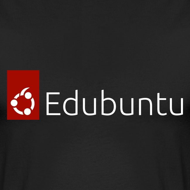 Edubuntu Logo 2023 - White