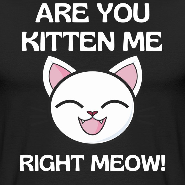 Are You Kitten Me, Funny Kitten Design Gifts Idea