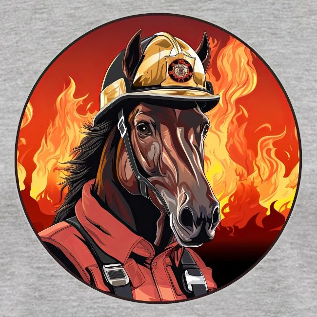 Horses Firefighter / fireman horse