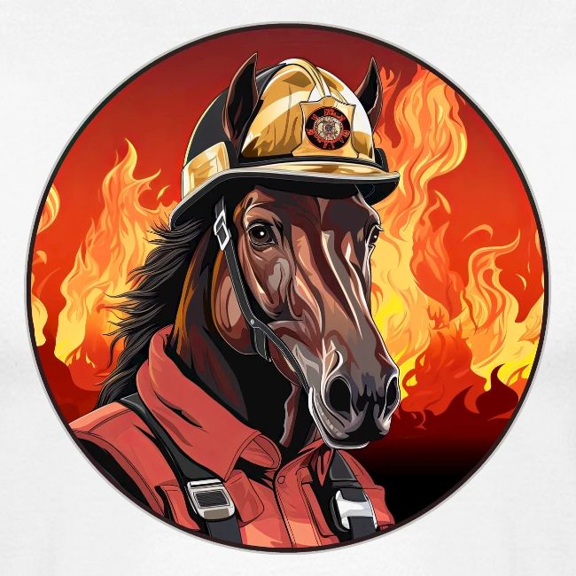 Horses Firefighter / fireman horse