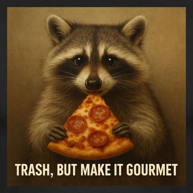 Gourmet Pizza Raccoon