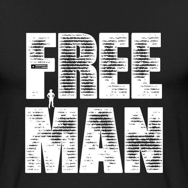 FREE MAN - White Graphic