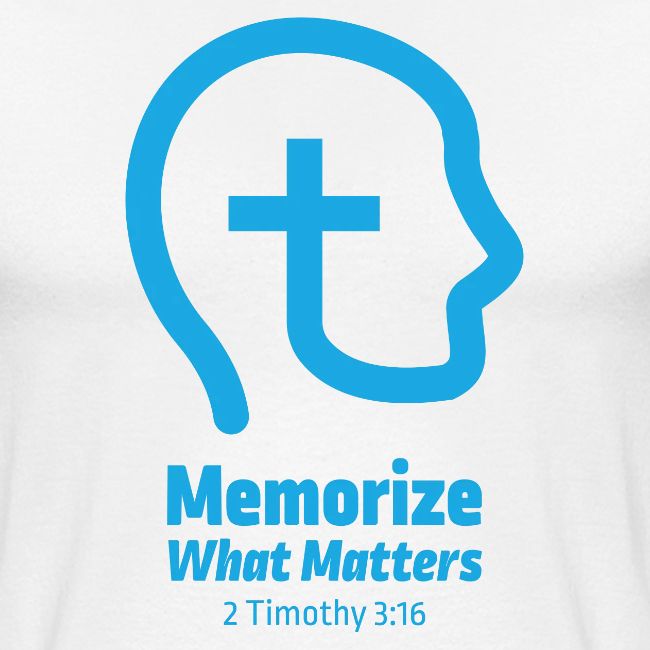 Memorize What Matters Original Blue Logo Design