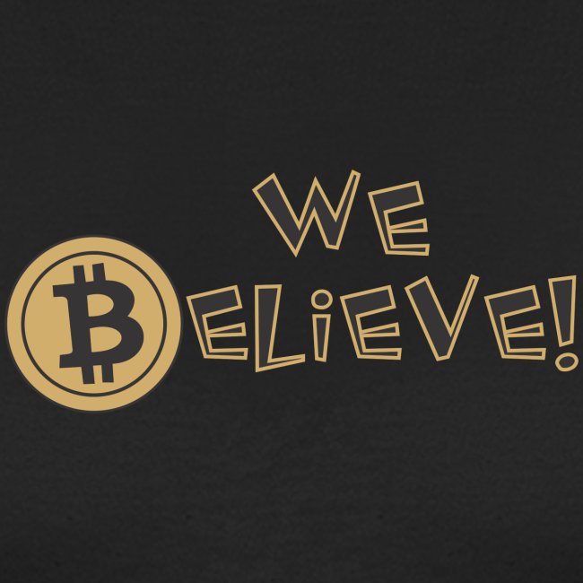 bitcoin believe t-shirt
