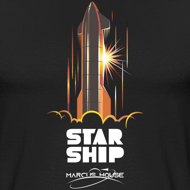 Star Ship Mars - Dark - With Logo