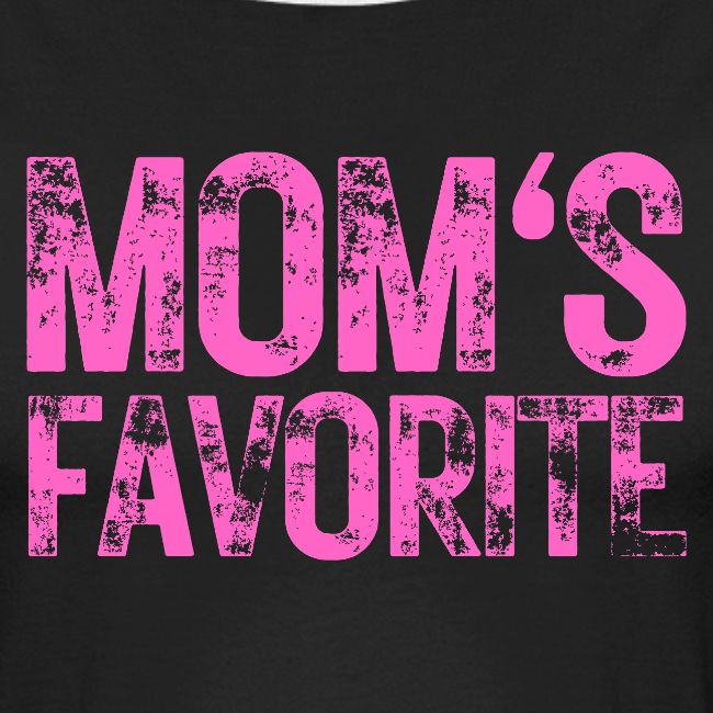MOM's Favorite heavily distressed pink version