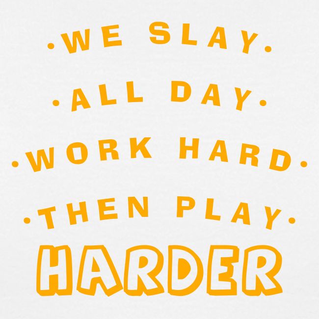 We Slay All Day Shiny Shirt Metallic Silver & Gold