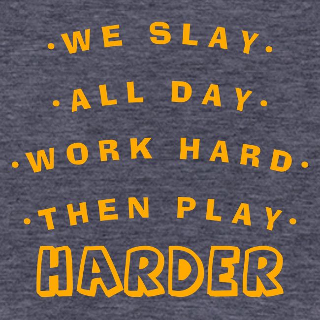 We Slay All Day Shiny Shirt Metallic Silver & Gold